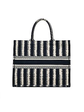 Dior Large Striped Book Tote (view 2)