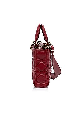 Dior Medium Lambskin Cannage Lady D-Joy (view 2)