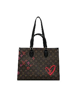 Louis Vuitton Limited Edition Monogram Fall In Love OntheGo Tote MM (view 2)