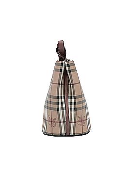 Burberry Haymarket Check Lorne Bucket Bag (view 2)