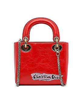 Dior Mini Sequin Embellished Lady Dior (view 2)