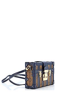 Louis Vuitton Petite Malle Handbag Monogram Canvas with Electric Epi (view 2)