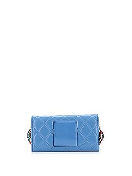 Chanel RIbbon Long Clutch with Chain Flap Bag Quilted Lambskin (view 2)