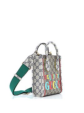 Gucci Exquisite Vertical Tote Printed GG Coated Canvas Mini (view 2)