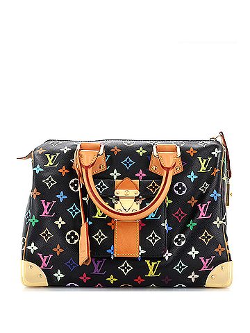 Louis vuitton speedy discount 30 multicolor black