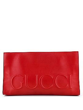 Gucci XL Zip Clutch Leather (view 1)