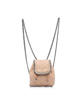Stella McCartney Quilted Falabella Shaggy Deer Backpack (view 1)