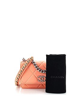 Chanel 19 Wallet on Chain Quilted Goatskin (view 2)