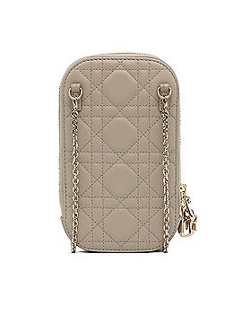 Dior Cannage Lady Dior Phone Holder (view 2)