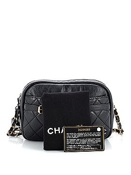 Chanel Buckle Camera Case Bag Quilted Lambskin Large (view 2)
