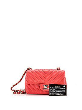 Chanel Classic Single Flap Bag Chevron Lambskin Mini (view 2)