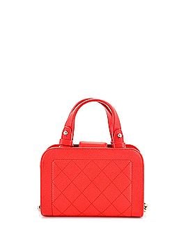 Chanel Label Click Shopping Tote Quilted Calfskin Mini (view 2)