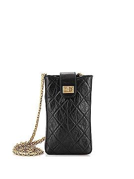 Chanel Reissue 2.55 Phone Holder with Chain Quilted Aged Calfskin (view 1)