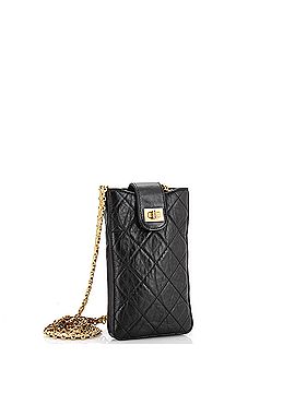 Chanel Reissue 2.55 Phone Holder with Chain Quilted Aged Calfskin (view 2)