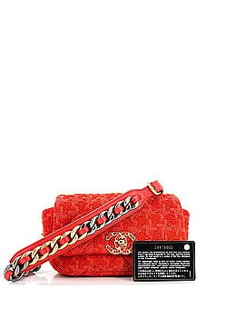 Chanel 19 Belt Bag Quilted Tweed (view 2)
