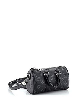 Louis Vuitton Keepall Bandouliere Bag Reverse Monogram Eclipse Canvas XS (view 2)