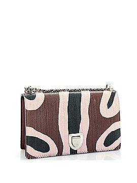 Christian Dior Diorama Flap Bag Printed Stitched Leather Large (view 2)