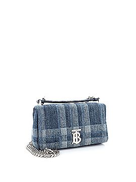 Burberry Lola Crossbody Bag Quilted Printed Denim Small (view 2)