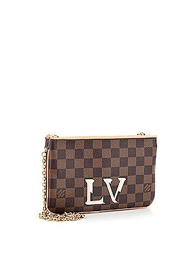 Louis Vuitton Double Zip Pochette Damier (view 2)