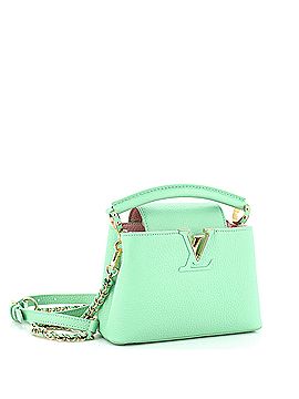Louis Vuitton Braided Chain Capucines Bag Taurillon Leather Mini (view 2)