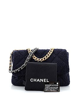 Chanel 19 Flap Bag Quilted Tweed Maxi (view 2)