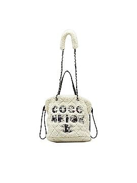 Chanel Shearling Coco Neige Tote (view 1)