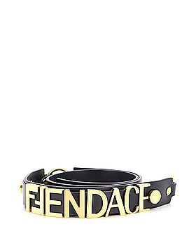 Versace x Fendi Fendace Logo Belt Leather and Metal (view 1)