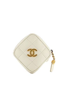 Chanel Diamond Arm Coin Purse Quilted Caviar (view 1)