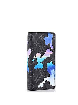 Louis Vuitton Brazza Wallet Limited Edition Room with a View Printed Monogram Eclipse Canvas (view 2)