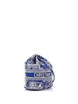 Christian Dior Logo Travel Drawstring Pouch Printed Fabric (view 2)
