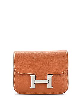 Hermès Constance Slim Wallet Evercolor (view 1)