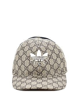 Gucci x adidas Double Sided Baseball Cap Embroidered GG Coated Canvas and Canvas (view 1)