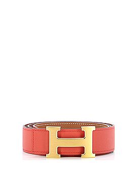 Hermès Constance Martelee H Reversible Belt Leather with Brushed Hardware Medium (view 1)