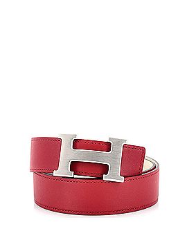 Hermès Constance Martelee H Reversible Belt Leather with Brushed Hardware Medium (view 1)