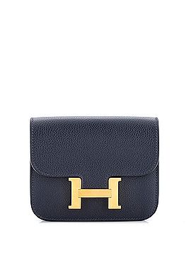 Hermès Constance Slim Wallet Evercolor (view 1)