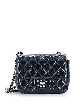Chanel Square Classic Single Flap Bag Quilted Patent Mini (view 1)