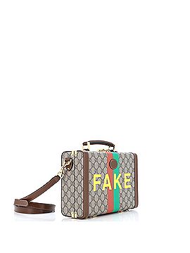 Gucci Fake/Not Beauty Case Printed GG Coated Canvas (view 2)