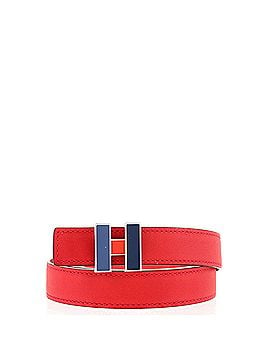 Hermès H Email Reversible Belt Leather with Enamel Buckle Thin (view 1)