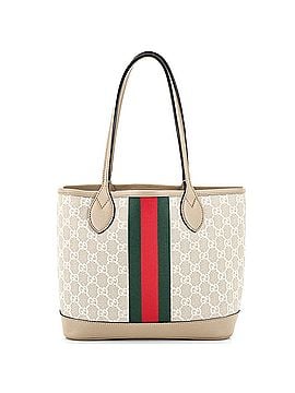 Gucci Ophidia Open Shopping Tote GG Coated Canvas Small (view 1)