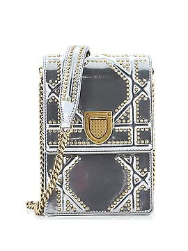 Christian Dior Diorama Vertical Clutch on Chain Studded Leather (view 1)