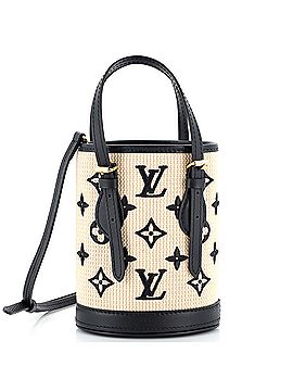 Louis Vuitton Bucket Bag Monogram Raffia Nano (view 1)