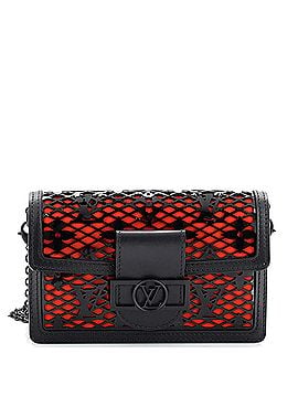 Louis Vuitton Dauphine Chain Wallet Monogram Lace Patent (view 1)