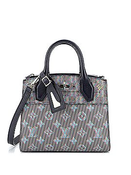 Louis Vuitton City Steamer Handbag Damier Monogram LV Pop Leather Mini (view 1)