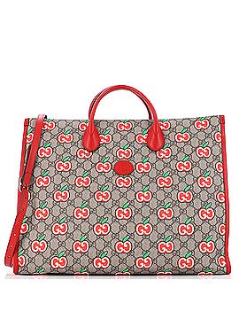 Gucci Convertible Open Tote Apple GG Coated Canvas Large (view 1)