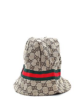 Gucci Web Bucket Hat GG Canvas (view 2)