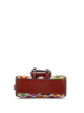 Chloé Edith NM Satchel Cashmere and Wool Crochet with Leather Mini (view 2)