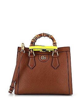 Gucci Diana NM Bamboo Handle Tote Leather Small (view 1)