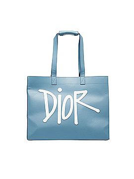 Dior x Stussy Large Logo Applique Tote (view 1)
