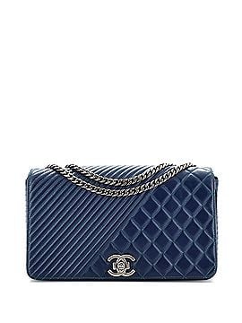Chanel Coco Boy Flap Bag Quilted Aged Calfskin Large (view 1)