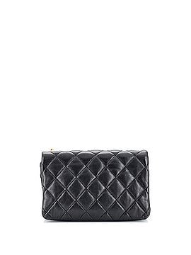 Chanel All Slide Long Flap Bag Quilted Lambskin Small (view 2)